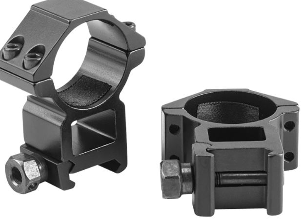 Picture of Riton Optics X1H Scope Rings  Matte Black 1" High