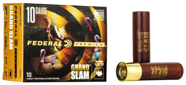 Picture of Federal PFCX101F4 Premium Grand Slam 10Gauge 3.50" 2oz 4Shot 10 Per Box/25 Case