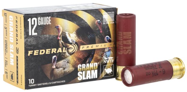 Picture of Federal PFCX157F6 Premium Grand Slam 12Gauge 3" 1 3/4oz 6Shot 10 Per Box/25 Case