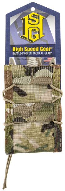 Picture of High Speed Gear 13TA10MC TACO Mag Pouch Single MultiCam Nylon Belt Compatible w/ Rifle