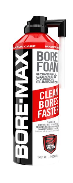 Picture of Real Avid AVFBC12A Bore-Max Bore Foam Removes Carbon Build Up 12 oz Aerosol