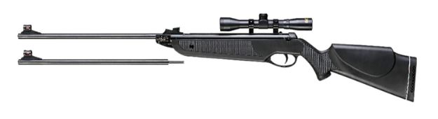 Picture of Beeman 1022 Black Club Combo Spring Piston 22 1rd Shot Black Black Receiver Black Scope 4x32mm