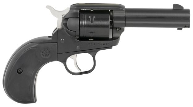 Picture of Ruger 2015 Wrangler  22 LR  3.75" Barrel 6 Shot Cylinder, Black Cerakote Aluminum Alloy, Synthetic Grip On A Birdshead Pattern Grip Frame, Transfer Bar Safety