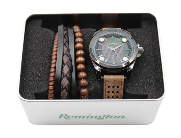 Picture of Remington by Camp Co RMWST6 Remington Watch/Bracelet Gift Set Remington Green