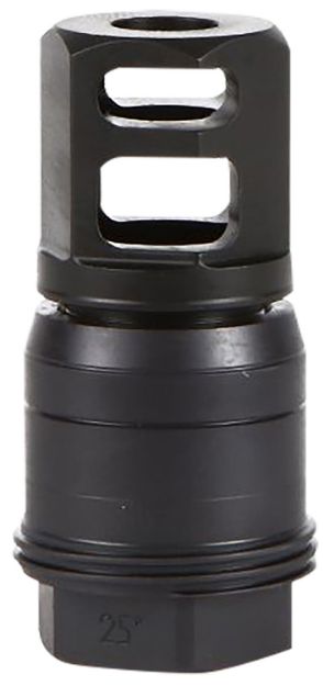 Picture of Sig Sauer SL55612X2825DEGM Clutch-Lok QD Muzzle Brake Black Stainless Steel with 1/2" 28 tpi Threads for 5.56mm 25 Degree Taper