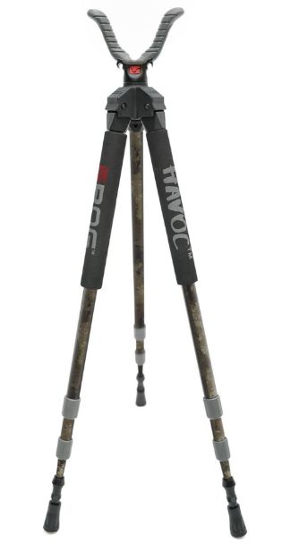 Picture of Bog-Pod 1100485 Havoc  Tripod 22-50" High Veil Alpine Green Aluminum