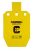 Picture of Caldwell 1116697 C  Yellow Powder Coat AR500 Steel 10" L x 6.1" W x 0.4" D 33% Hanging