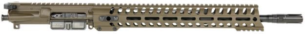 Picture of Patriot Ordnance Factory  Minuteman Complete Upper 5.56x45mm NATO 16.50" Black Nitride Barrel Aluminum Patriot Brown Receiver 14.50" M-LOK Handguard Lo Pro DI Gas Block (Mid Length)