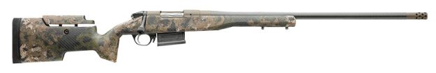 Picture of Bergara Rifles BPR3465CM Premier Divide 6.5 Creedmoor 5+1 24" Carbon Fiber CURE Carbon Fiber Barrel, Patriot Brown Cerakote Steel Receiver, Erosion Rogue Camo AG Composite Chalk Branch Stock