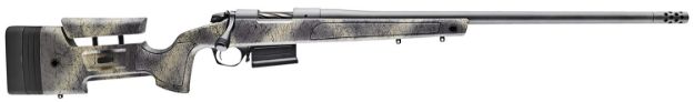 Picture of Bergara Rifles B14SM359CF B-14 HMR Carbon Wilderness 6.5 PRC 3+1 24" Carbon Fiber Wrapped Barrel, Woodland Camo Molded with Mini-Chassis Stock, Right Hand