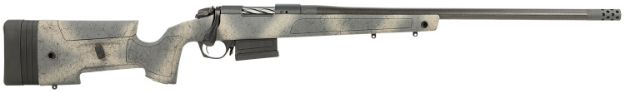 Picture of Bergara Rifles B14S382CF B-14 HMR Carbon Wilderness 6.5 Creedmoor 5+1 24" Carbon Fiber Wrapped Barrel, Woodland Camo Molded with Mini-Chassis Stock, Right Hand