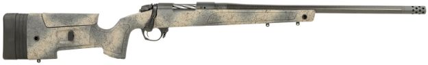 Picture of Bergara Rifles B14S371CF B-14 HMR Carbon Wilderness 308 Win 5+1 Cap 20" Carbon Fiber Wrapped Barrel, Woodland Camo Molded with Mini-Chassis Stock, Right Hand