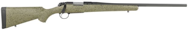 Picture of Bergara Rifles B14S102C B-14 Hunter 6.5 Creedmoor 3+1 22" Graphite Black Cerakote Barrel, SoftTouch Speckled Green Fixed American Style Stock