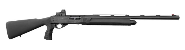 Picture of Girsan 390171 MC312 Sport 12 Gauge with 24" Barrel, 3" Chamber, 5+1 Capacity, Black Metal Finish & Black Fixed Pistol Grip Synthetic Stock Right Hand (Full Size) Includes Red Dot