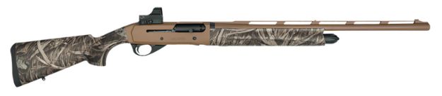 Picture of Girsan 390155 MC312 Gobbler 12 Gauge with 24" Barrel, 3.5" Chamber, 5+1 Capacity, Bronze Cerakote Metal Finish & Camo Synthetic Stock Right Hand (Full Size) Includes Red Dot