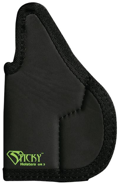 Picture of Sticky Holsters OR3 OR-3  Black/Green Latex Free Rubber Fits Sig P365XL Ambidextrous