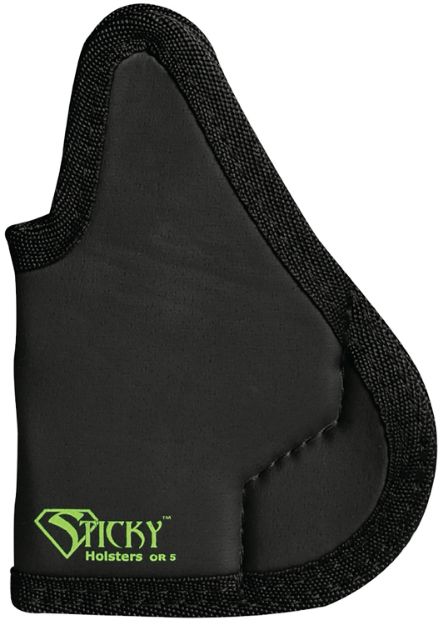 Picture of Sticky Holsters OR5 OR-5 Modified Black Cordura/Foam, Compatible w/Sig P365, Springfield Hellcat, Glock 42, Springfield XDS Ambidextrous