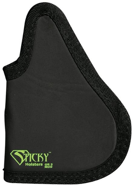 Picture of Sticky Holsters OR5MOD OR-5 Modified Black Cordura/Foam, Compatible w/Sig P365, Springfield Hellcat, Glock 42, Springfield XDS, Ambidextrous