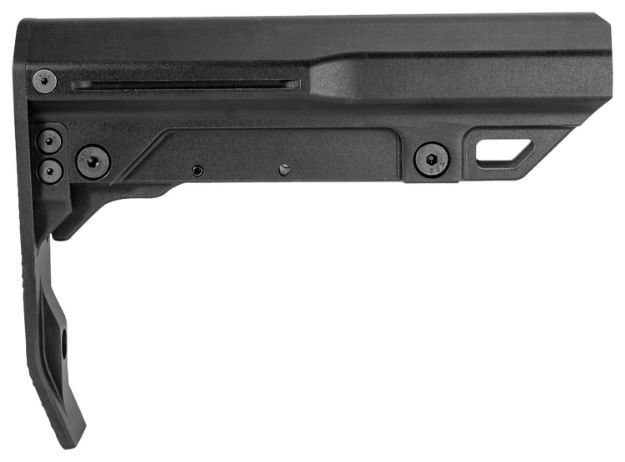 Picture of Mission First Tactical BMSMILMTLBL Battlelink Minimalist Mil-Spec Stock Black Aluminum for AR-15 Mil-Spec Buffer Tubes