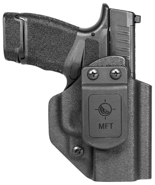 Picture of Mission First Tactical HSFHCAIWBABL Appendix Holster IWB/OWB Black Polymer Belt Clip Fits Springfield Hellcat Micro-Compact OSP 9 Ambidextrous