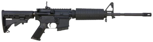 Picture of Bushmaster 0010011CA M4 Patrolman's  5.56x45mm NATO 16" 10+1 Black Rec/Barrel Black 6 Position Collapsible Stock Black Polymer Grip A2 Front Sight Right Hand