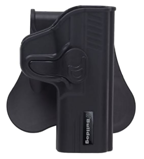 Picture of Bulldog RRSWMPSEZ Rapid Release  OWB Black Polymer Paddle Fits S&W M&P Shield EZ Right Hand