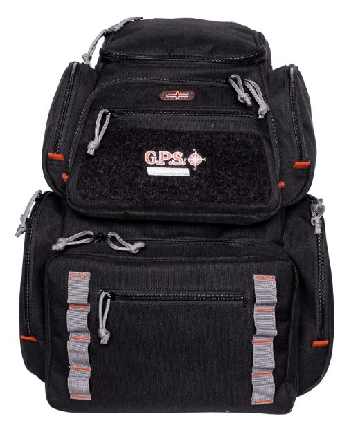 Picture of GPS Bags 1712BPB Pistolero Backpack Black/Gray Holds 5 Handguns