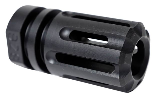 Picture of Angstadt Arms AAF09HHB28 Flash Hider  Black Hardcoat Anodized Steel with 1/2"-28 tpi Threads 1.75" OAL for 9mm Luger