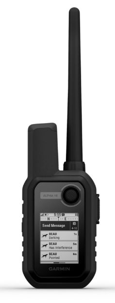 Picture of Garmin 0100229050 Alpha 10 Dog Tracker/Trainer 10 Handheld Internal Rechargeable Li-ion Battery Bluetooth/ANT+ GPS Yes