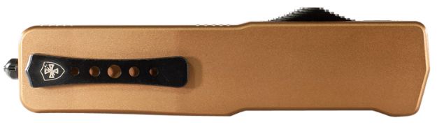 Picture of Templar Knife LAAB121 Premium Lightweight Large 3.50" OTF Dagger Plain Black Oxide Stonewashed Powdered D2 Steel Blade/5.25" Bronze Anodized Aluminum Handle