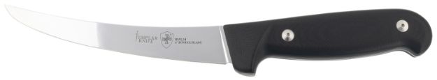 Picture of Templar Knife K6BBK362 Boning  6" Fixed Plain RWL34 Damasteel Blade/5" Black G10 Handle