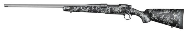 Picture of Christensen Arms 8010110700 Mesa FFT 6.5 Creedmoor 4+1 20" Threaded Barrel, Tungsten Gray Cerakote, Black with Gray Webbing Stock, Left Hand