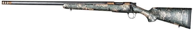 Picture of Christensen Arms 8010621200 Ridgeline FFT 308 Win 4+1 20" Carbon Fiber/Threaded Barrel, Burnt Bronze Cerakote, Green with Black/Tan Accents Stock, Left Hand