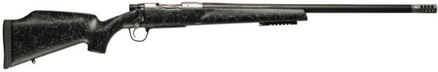 Picture of Christensen Arms 8011000100 Traverse  22-250 Rem 4+1 24" Threaded Barrel, Natural Stainless, Black with Gray Webbing Stock