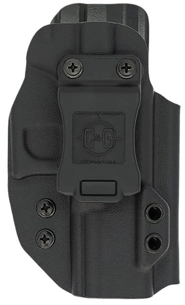 Picture of C&G Holsters 1864100 Covert  IWB Black Kydex Belt Clip Fits 1911 3.5" Right Hand