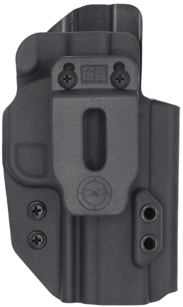 Picture of C&G Holsters 1698100 Covert  IWB Black Kydex Belt Clip Fits FN 509/Tactical Right Hand