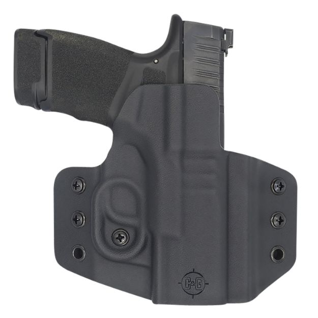 Picture of C&G Holsters 0950100 Covert  OWB Black Kydex Belt Loop Fits Springfield Hellcat Right Hand