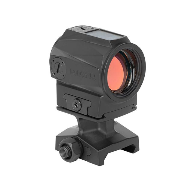 Picture of Holosun SCRSGRMRS SCRS  Black Anodized 1 x 20 mm 2 MOA Green Dot/65 MOA Circle Multi Reticle