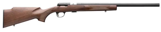 Picture of Browning 025253202 T-Bolt Target SR 22 LR 10+1 20" Matte Blued Heavy Bull Threaded Barrel, Drilled & Tapped Matte Blued Steel Receiver, Grade I Black Walnut Target Style Fixed w/Raised Comb Stock