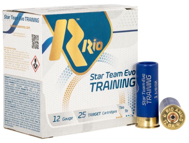 Picture of Rio Ammunition STT328 Star Team EVO  12Gauge 2.75" 1 1/8oz 8Shot 25 Per Box/10 Case