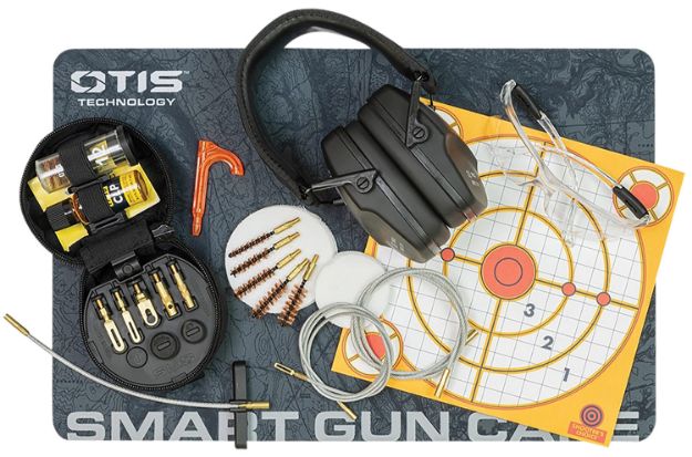 Picture of Otis GFNSB1 Shooting Bundle  Includes Otis Tactical Cleaning Kit .17 Cal-12 Gauge/Eye Protection/Ear Protection/Cleaning Matt