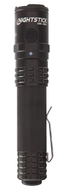 Picture of Nightstick USB588XL USB Dual-Light Tactical Flashlight  Black Anodized 125/350/450/850/1,100 Lumens White LED