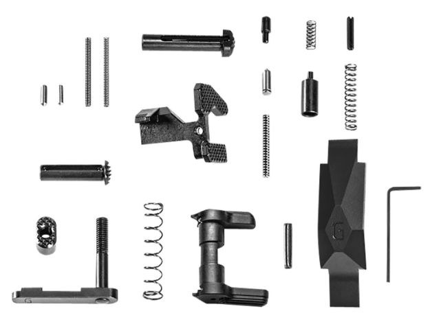 Picture of Geissele Automatics  Ultra Duty Lower Parts Kit Black, Ambi Safety, Oversized Bolt Release/Catch for AR-15