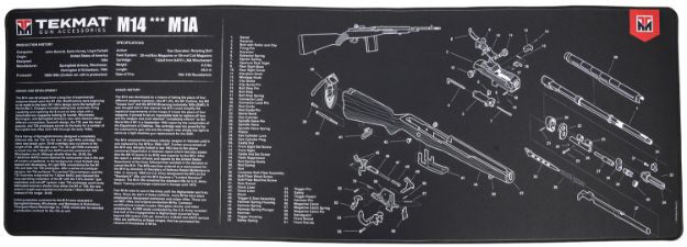 Picture of TekMat TEKR44M14 M14 (M1A) Cleaning Mat M14 (M1A) Parts Diagram 15" x 44"