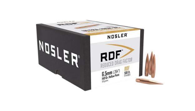 Picture of Nosler 49825 RDF Match 6.5Creedmoor 140gr Hollow Point Boat Tail 500/Box