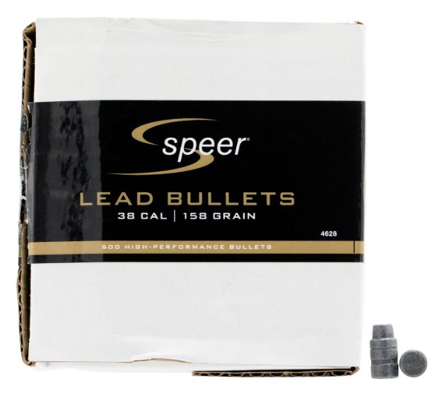 Picture of Speer 4628 Handgun  38Cal 158gr Lead Semi Wad Cutter Hollow Point 500 Per Box/1 Case