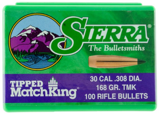 Picture of Sierra 7768 Tipped MatchKing  30Cal 168gr Tipped MatchKing 100/Box