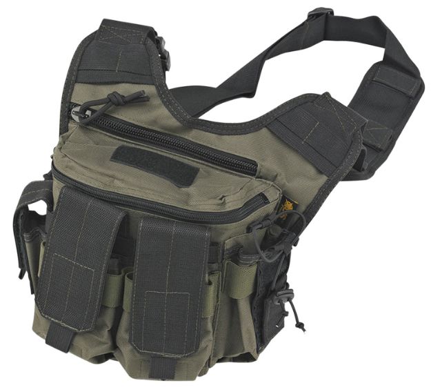 Picture of US PeaceKeeper P20305 Rapid Deployment Pack  Shoulder Sling 600D Polyester OD Green/Black