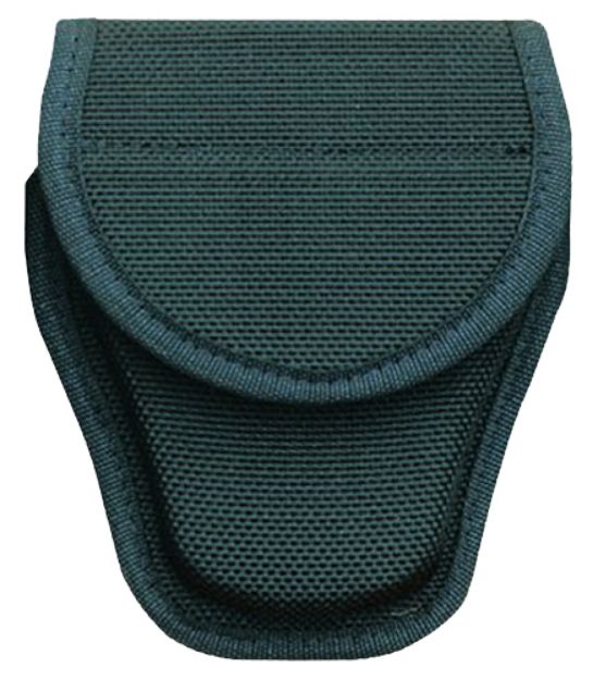 Picture of Bianchi 17390 7300 Covered Handcuff Case Standard Linked Handcuffs Accumold Black Basketweave 2.25" Hook & Loop