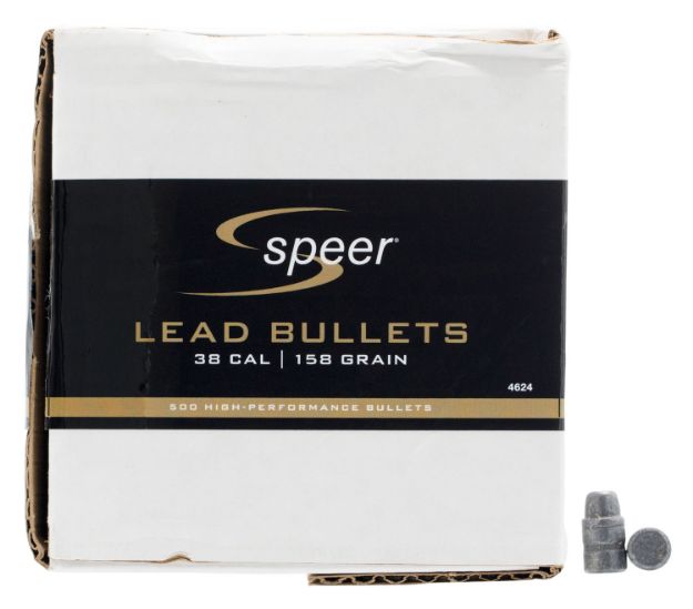 Picture of Speer 4624 Handgun  38Cal 158gr Lead Semi Wadcutter 500 Per Box/1 Case